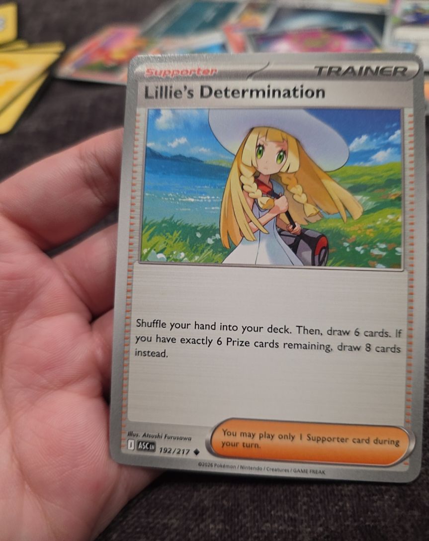 2026 Pokémon Ascended Heroes #192 Lillie's Determination — front