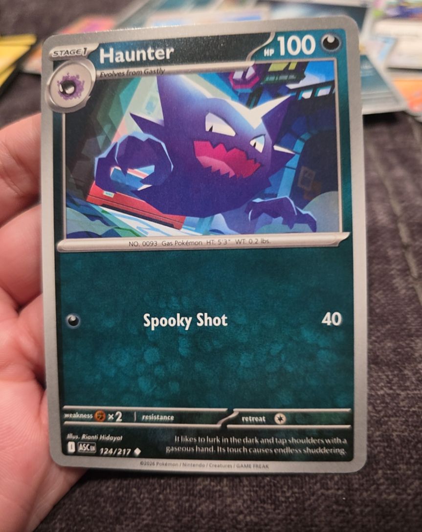2026 Pokémon #124 Haunter — front