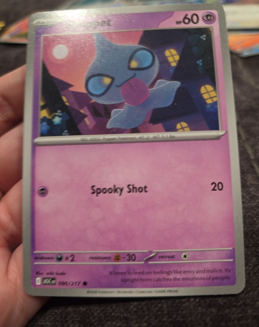 2023 Pokemon Scarlet & Violet Ascended Heroes #090 Shuppet — front