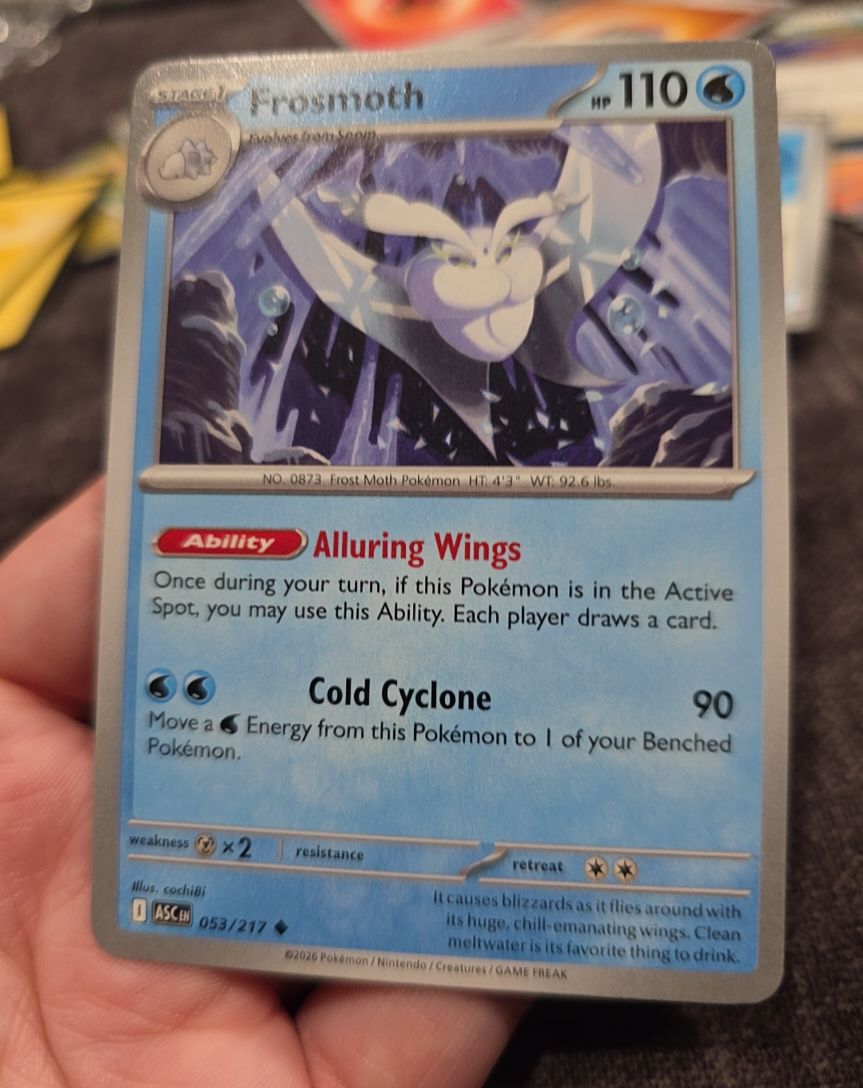 2026 Pokémon Ascended Heroes #053 Frosmoth — front
