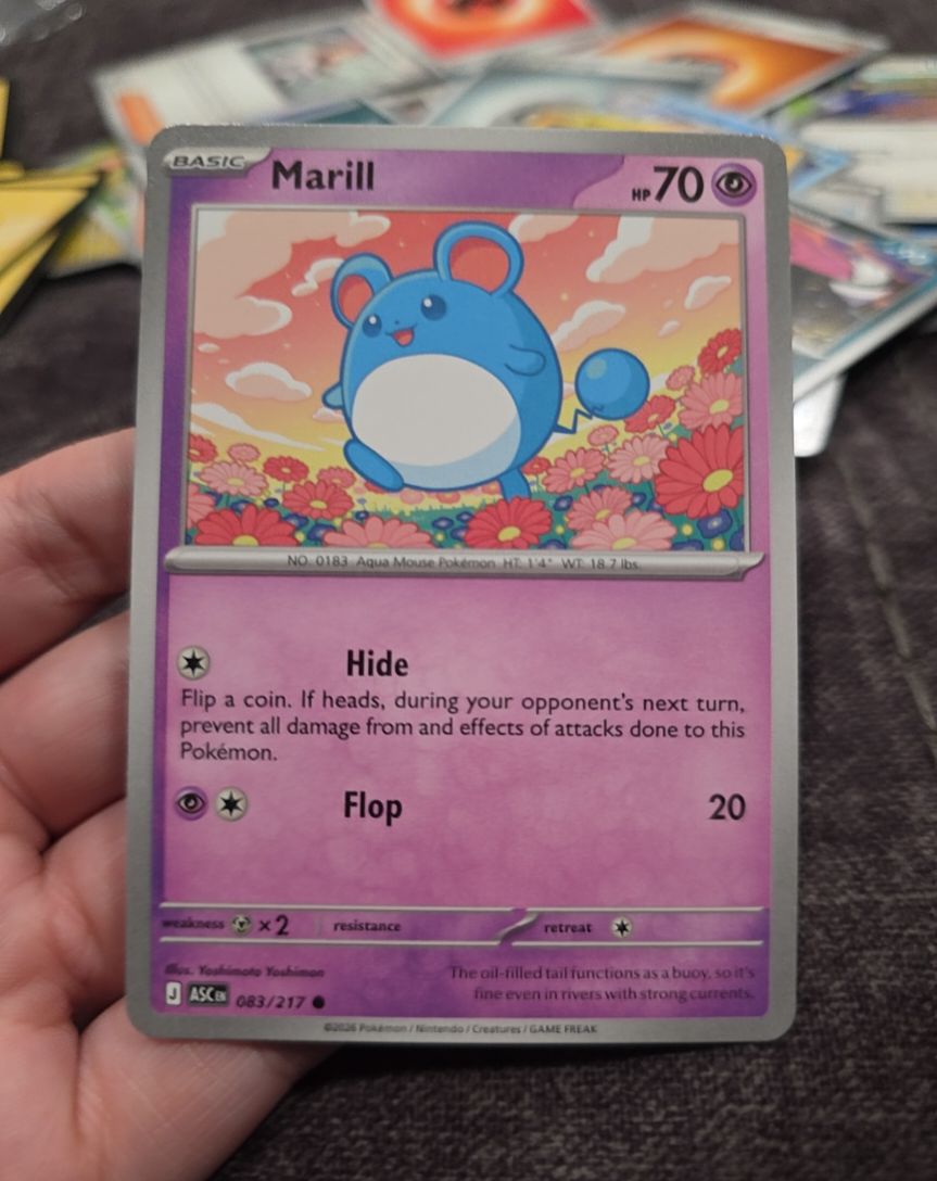 2026 Pokémon Ascended Heroes #083 Marill — front
