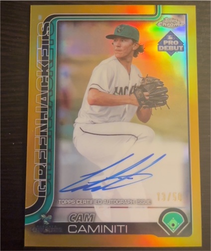 2025 Topps Pro Debut Chrome #PDC-16 Cam Caminiti — front
