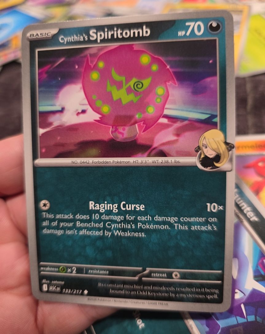 2026 Pokémon #133 Cynthia's Spiritomb — front