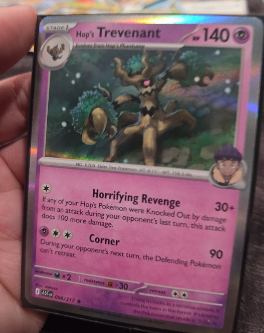 2021 Ascended Heroes #096 Hop's Trevenant — front