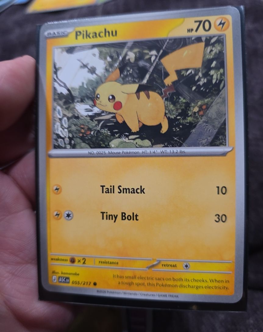 2020 Pokémon #055 Pikachu — front