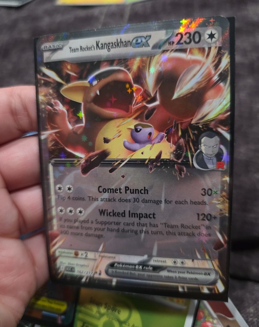 2026 Pokemon Ascended Heroes #162 Team Rocket's Kangaskhan ex — front