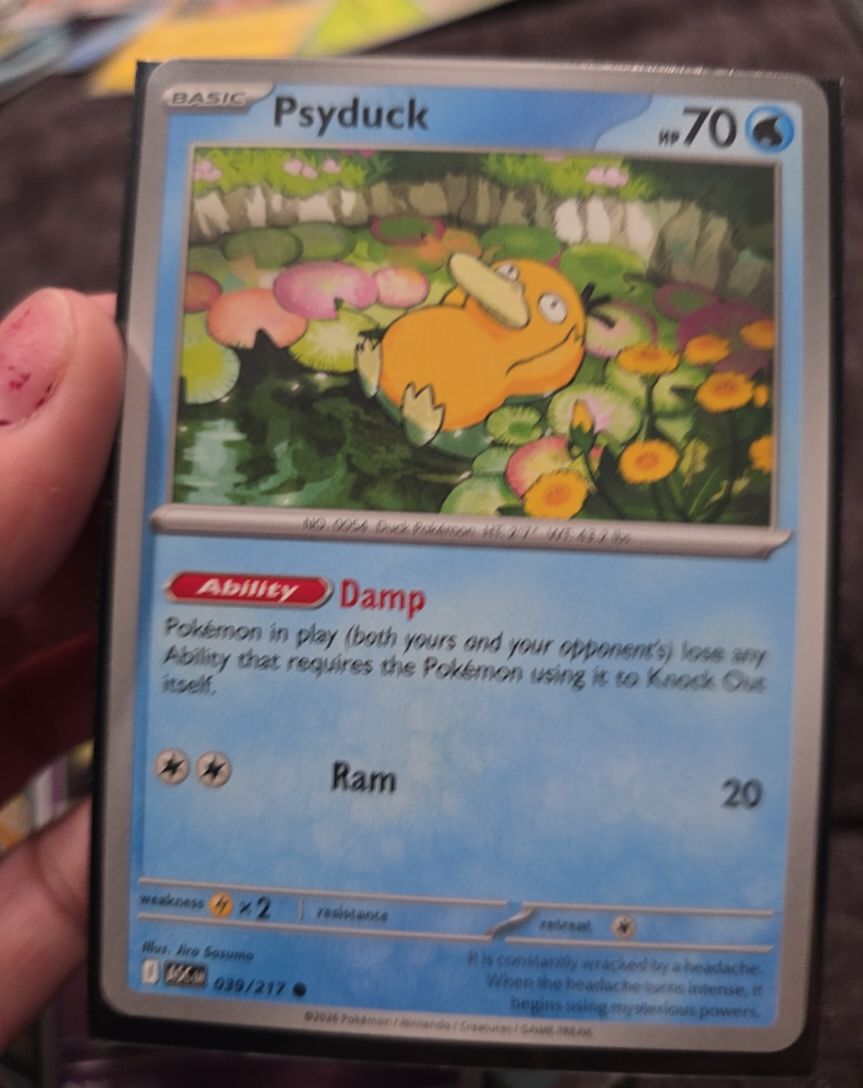2026 Pokémon Ascended Heroes #039 Psyduck — front