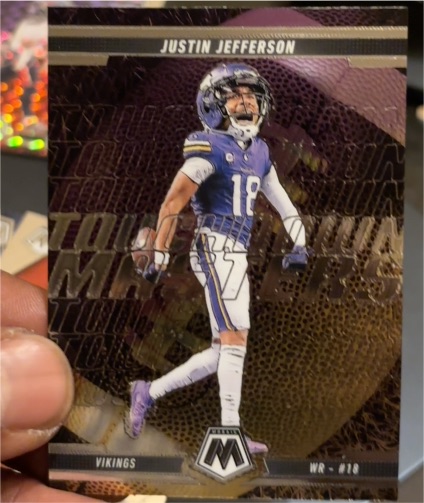 2025 Panini Mosaic Touchdown Masters #4 Justin Jefferson — front