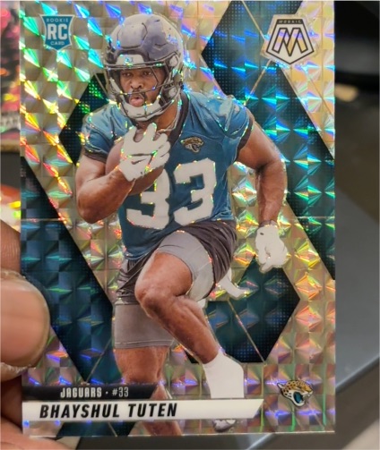 2025 Panini Mosaic #385 Bhayshul Tuten — front
