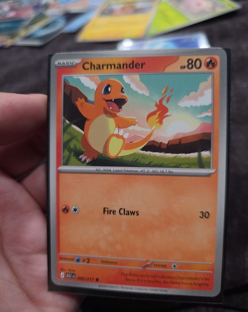 2022 Pokémon Ascended Heroes #020 Charmander — front
