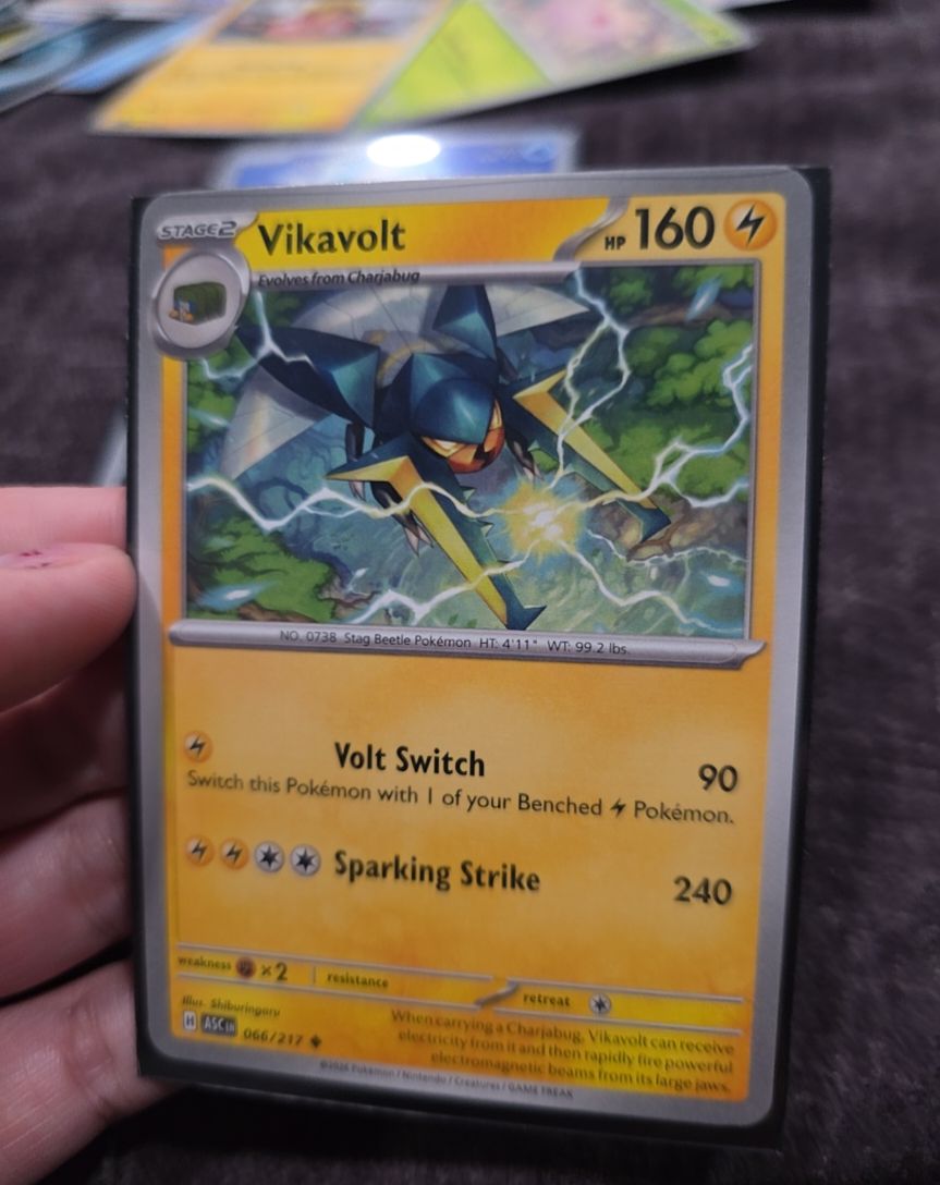 2024 Pokémon Ascended Heroes #066 Vikavolt — front