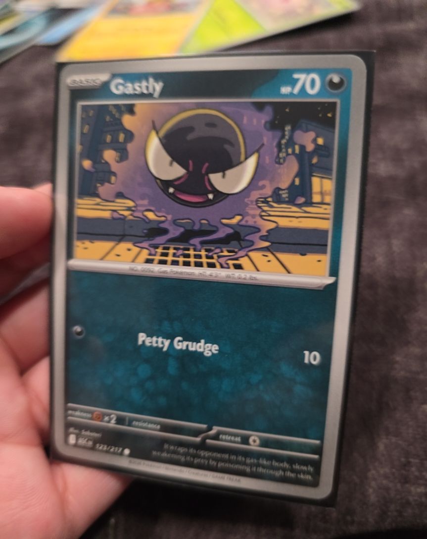 2022 Pokémon Ascended Heroes #123 Gastly — front