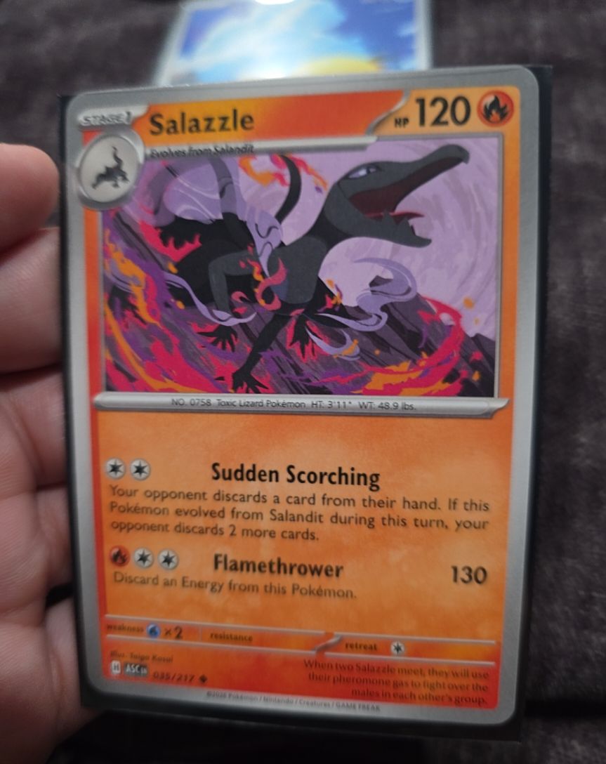 2024 Pokémon Scarlet & Violet Stellar Crown #24 Salazzle — front