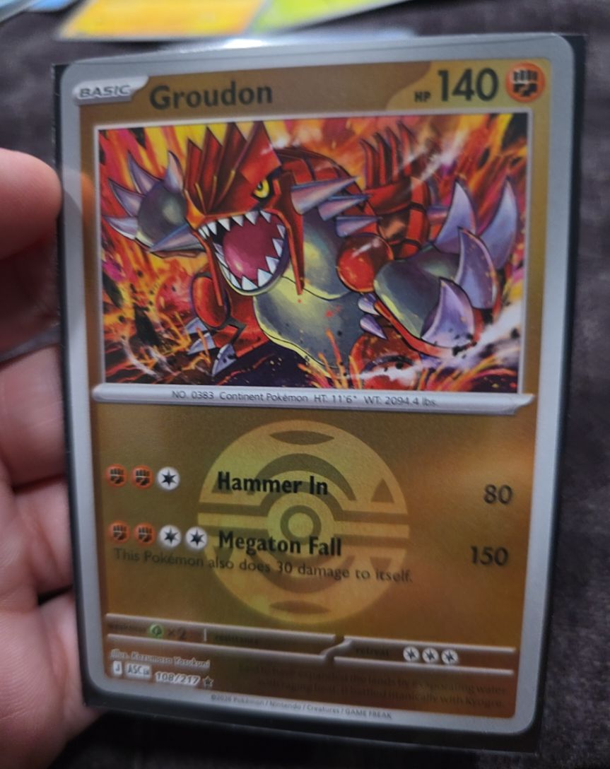2021 Pokémon TCG Ascended Heroes #108 Groudon — front