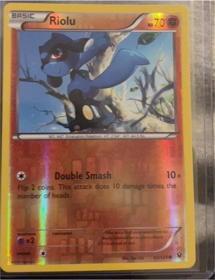 2016 Pokémon XY Fates Collide #45 Riolu — front