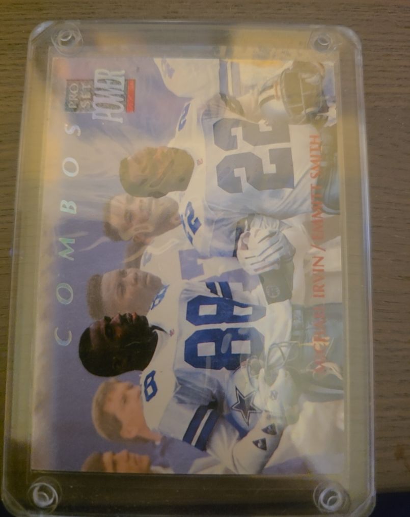 1992 Pro Set Power Combos #5 Michael Irvin / Emmitt Smith — front