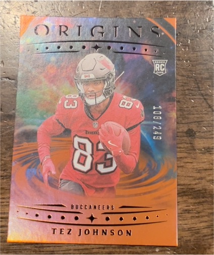 2025 Panini Origins #133 Tez Johnson — front