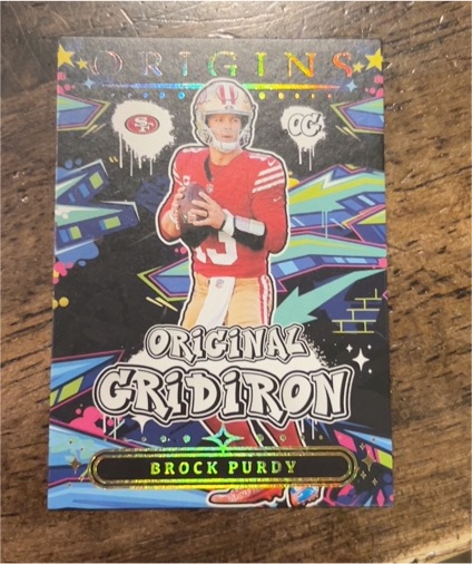 2025 Panini Origins #18 Brock Purdy — front