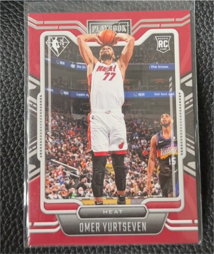 2021-22 Panini Chronicles Playbook #283 Omer Yurtseven — front