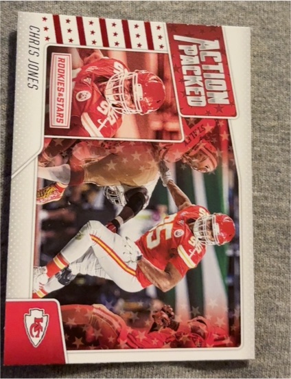 2020 Panini Rookies & Stars Action Packed #29 Chris Jones — front