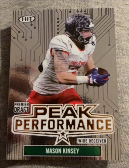 2020 Sage Hit Premier Draft Peak Performance #PK-MK Mason Kinsey — front