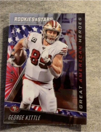 2020 Panini Rookies & Stars Great American Heroes #GAH-16 George Kittle — front