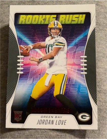 2020 Panini Rookies & Stars Rookie Rush #RR-4 Jordan Love — front