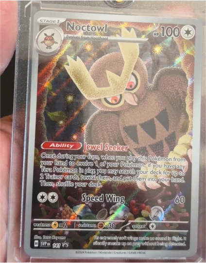 2024 Pokémon SV Promo #141 Noctowl — front