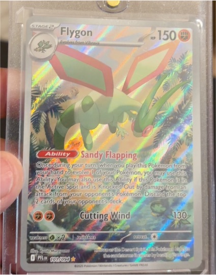 2023 Pokémon 101/094 Flygon Me02: Phantasmal Flames Holo — front