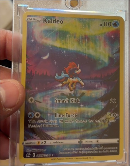2023 Pokemon SWSH Crown Zenith #GG07 Keldeo — front