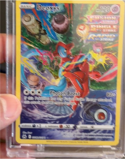 2022 Pokemon Crown Zenith GG12 Deoxys — front