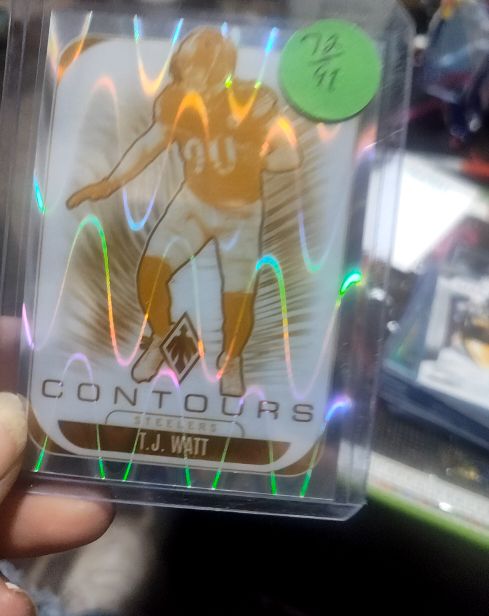 2025 Panini Phoenix #27 T.J. Watt Contours — front