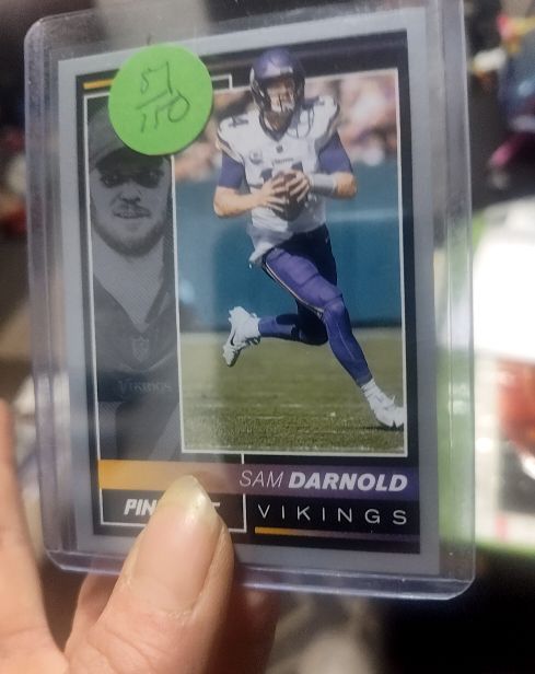 2024 Panini Encore Pinnacle #128 Sam Darnold — front