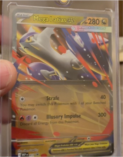 2025 Pokémon TCG Mega Latias ex #011 — front