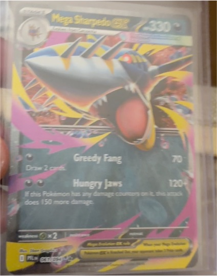 Mega Sharpedo EX 61/94 Phantasmal Flames — front