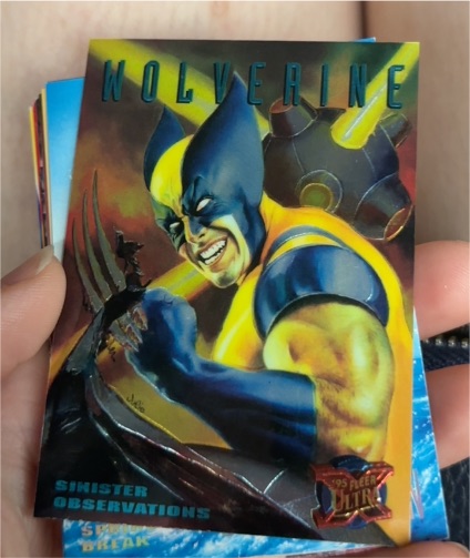 1995 Fleer Ultra X-Men #10 Wolverine Sinister Observations — front