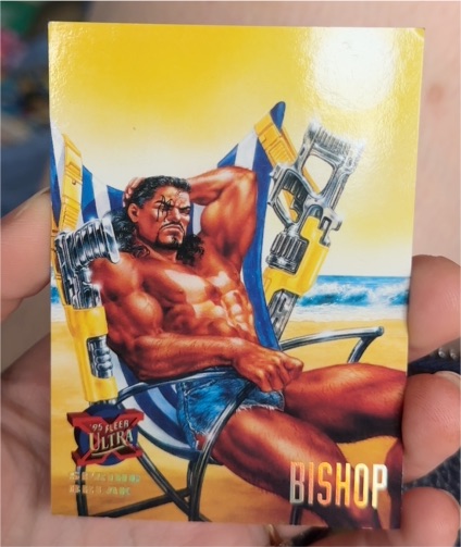 1995 Fleer Ultra X-Men #141 Bishop Spring Break — front