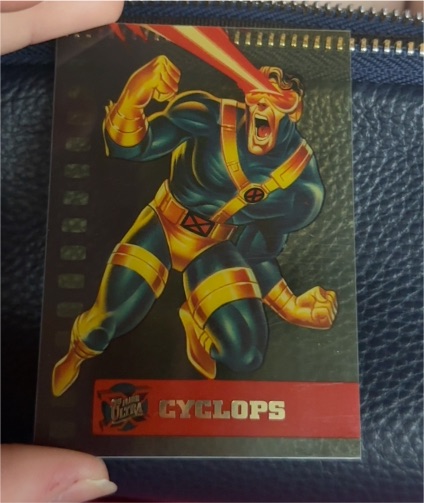 1995 Fleer Ultra X-Men #2 Cyclops Suspended Animation — front