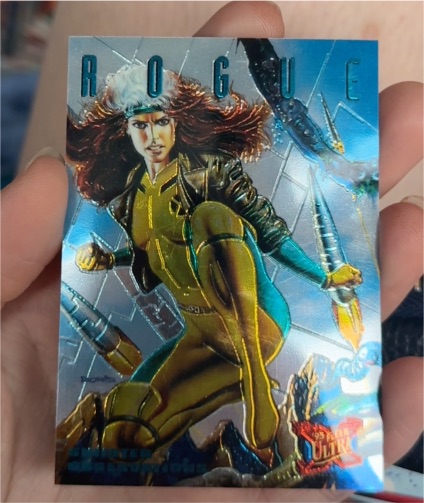 1995 Fleer Ultra X-Men Sinister Observations Chromium #8 Rogue — front