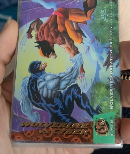 1994 Fleer Ultra X-Men #138 Wolverine vs Cyber — front