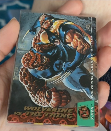 1994 Fleer Ultra X-Men #141 Wolverine vs The Thing — front