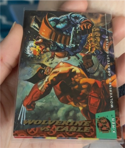 1994 Fleer Ultra X-Men #145 Wolverine vs Cable Greatest Battles — front