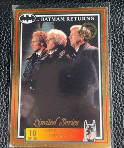 1992 Dynamic Marketing Batman Returns #10 Chip Mayors The Mayor — front
