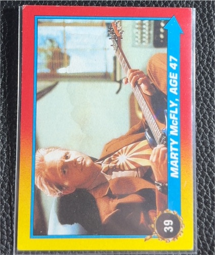 1989 Topps Back to the Future II #39 Marty McFly Age 47 — front
