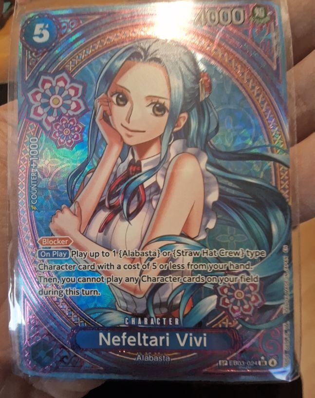 One Piece EB03-024 Nefeltari Vivi SP Extra Booster: One Piece Heroines Edition — front