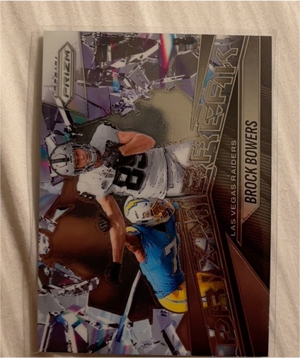 2025 Panini Prizm #4 Brock Bowers Prizm Break Insert — front
