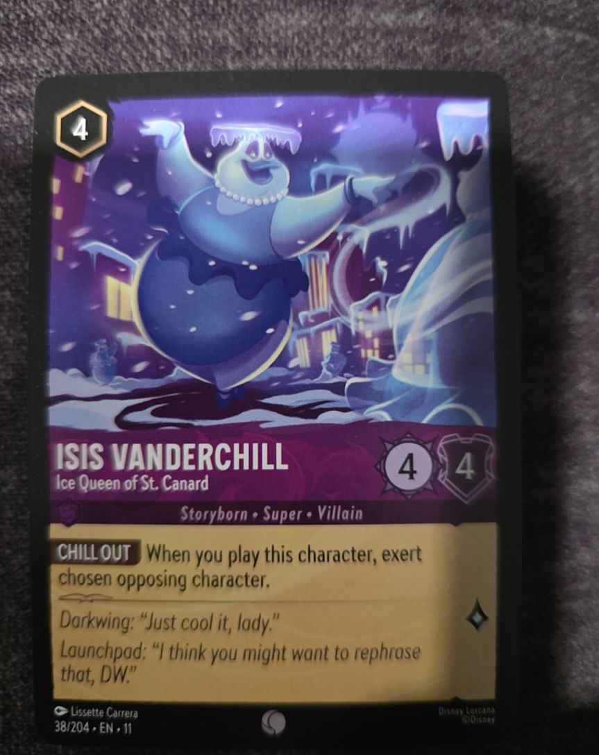 2023 Disney Lorcana Winterspell #38 Isis Vanderchill — front