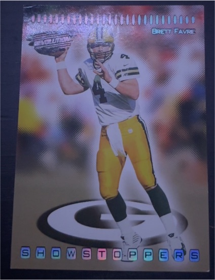 1999 Pacific Revolution #16 Brett Favre Showstoppers — front