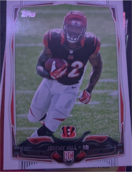 2014 Topps #371 Jeremy Hill RC — front