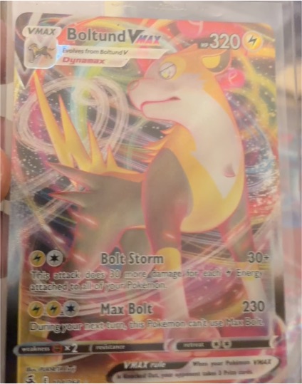 2021 Pokémon TCG Fusion Strike #104 Boltund VMAX — front